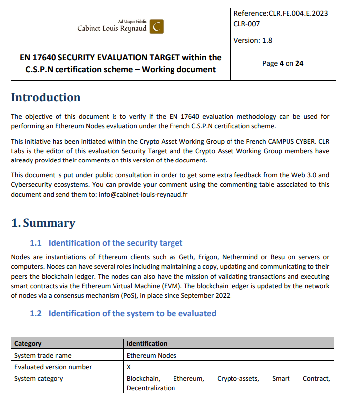 Campus Cyber methodology document